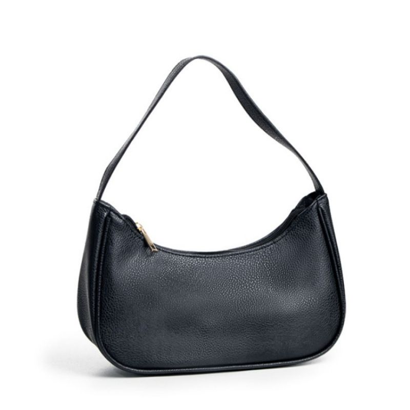 Borsa a tracolla baguette di alta qualità, borsa hobo carina, mini pochette con cerniera_voghion.com