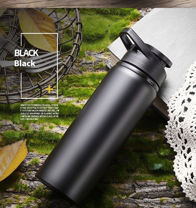 K606 Borraccia in acciaio inossidabile 304 per bere direttamente in bicicletta, sport all'aria aperta, tazza per acqua fredda_voghion.com