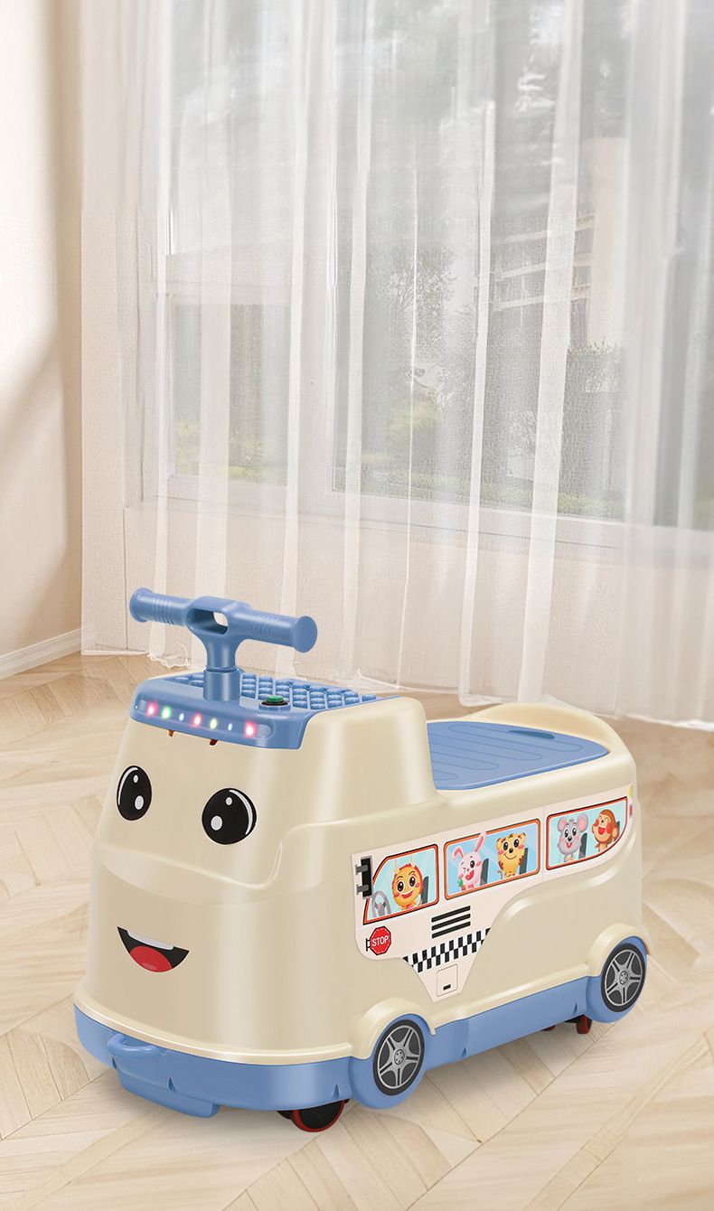 Laufrad für Kinder von 1-3-6 Jahren, Kinder-Elektroauto, pedalbetriebener Vierradroller für Kinder, Lernspielzeug_voghion.com