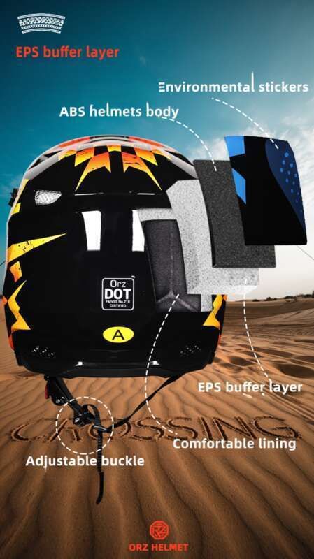 Casco di sicurezza Orz Greenway X6 Off Road Wind Mirror Speed Descent Forest Road Mountain Bike completamente staccabile Youth Self_voghion.com
