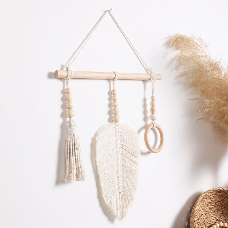 Handgewebter böhmischer Wandteppich, dekoratives Aufbewahrungsregal, ins Schlafzimmer, hängendes Blumenregal, Haarnadelaufbewahrung_voghion.com