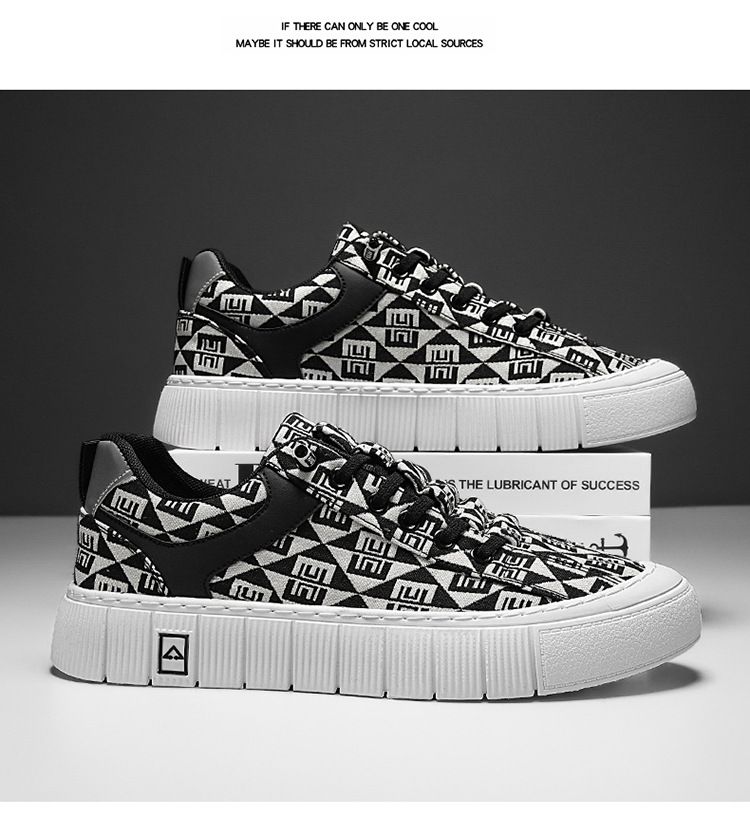 Zapatillas de lona para hombre 2024 nuevas de otoño transpirables, versátiles, informales, planas, antideslizantes y con aumento de altura, deportivas para jóvenes a la moda_voghion.com