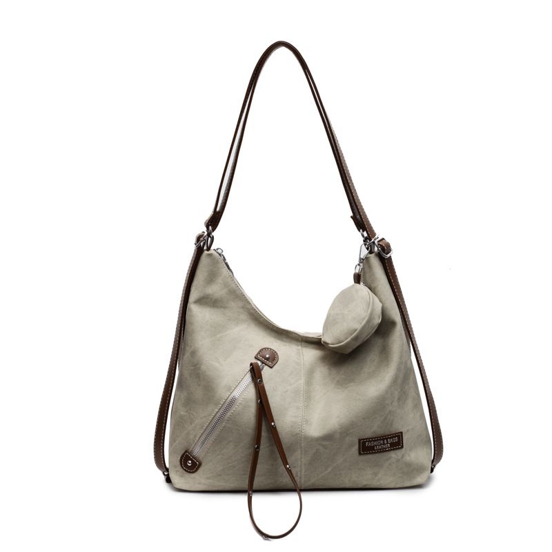 Borsa a tracolla in tela per donna, grande capacità, nuova tendenza moda 2025, casual, versatile, leggera, in denim_voghion.com
