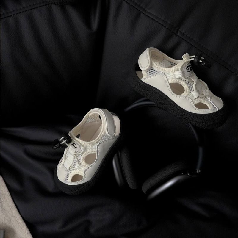 Sandali per bambini, estate 2025, per bambini, per bambini piccoli, per l'asilo, con punta chiusa, anti-calci, scarpe sportive da spiaggia_voghion.com
