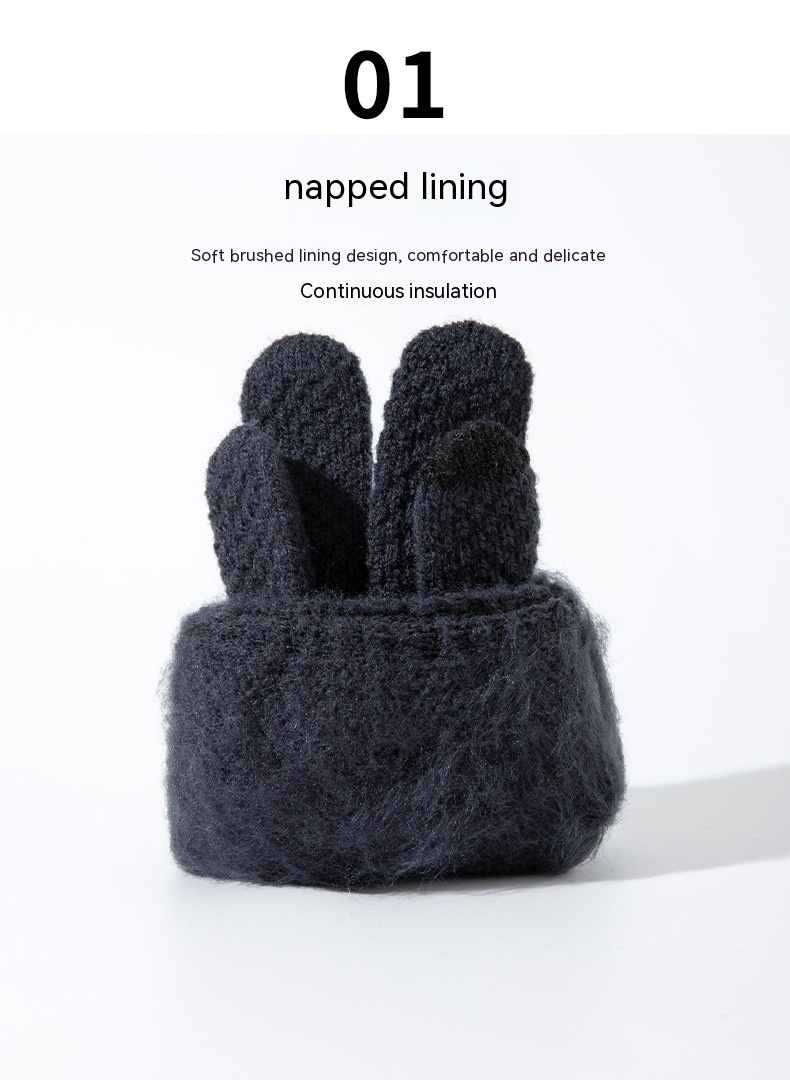 New Best-selling With Added Veet And Thickened, Versatile For Cold Resistance, Sports Cycling, Winter Warmth, Knitted_voghion.com