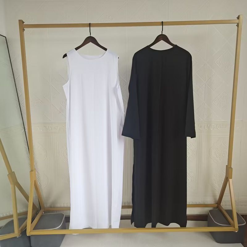 Dameskleding Dubai Dames Tweedelig Pak Robe Onderkant Rok Casual Jurk_voghion.com