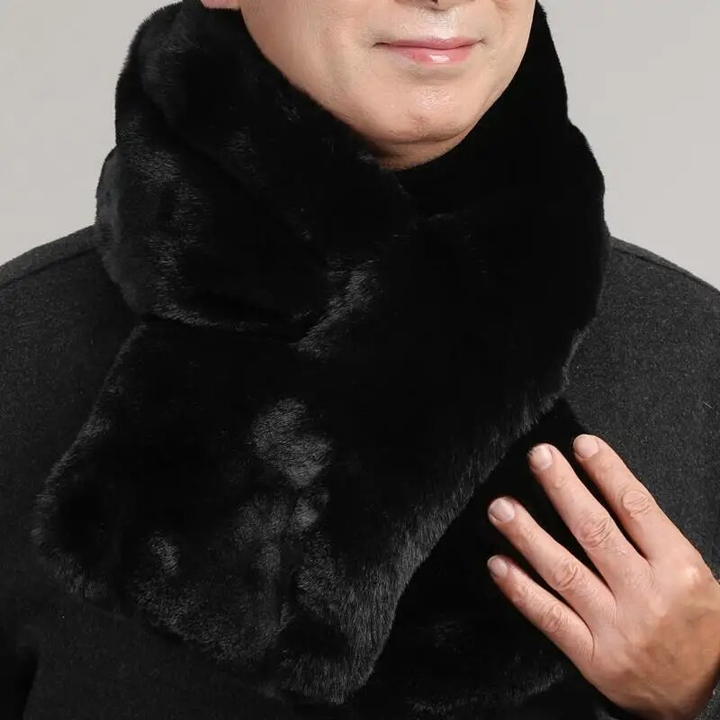 Sciarpa invernale antifreddo di mezza età da donna, comoda, unisex, alla moda, solida, calda, spessa, regalo per l'esterno per la mamma_voghion.com