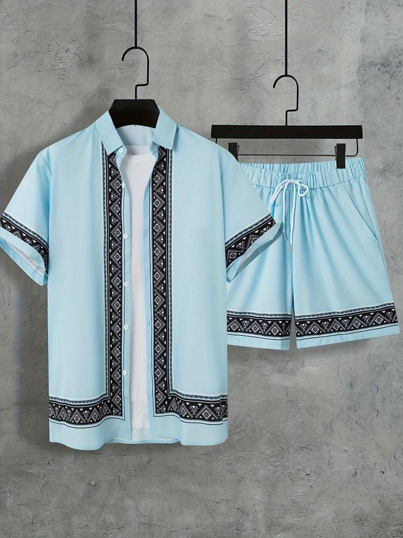 Vêtements pour hommes, chemise pour hommes, costume, code, impression numérique 3D, costume deux pièces pour hommes, vêtements 2 pièces décontractés_voghion.com