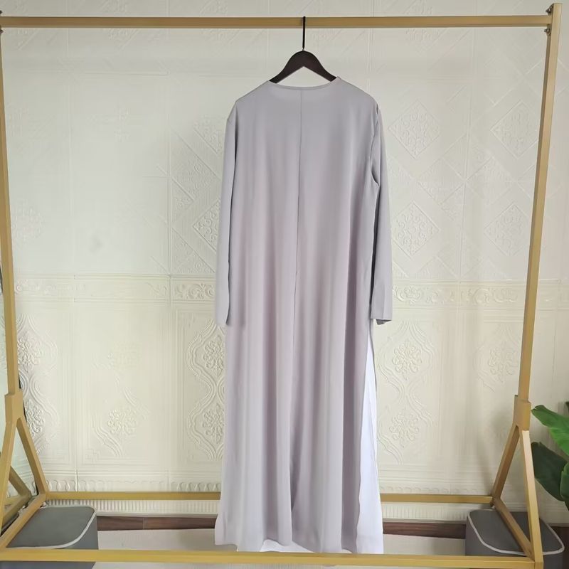 Dameskleding Dubai Dames Tweedelig Pak Robe Onderkant Rok Casual Jurk_voghion.com