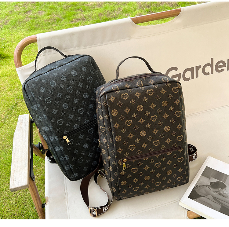 Hot Selling New Printed Backpack in Europe and America Fashionable and Casual Versatile Large Capacity Backpack Unique Printed Bag Schoolbag for Girls_voghion.com