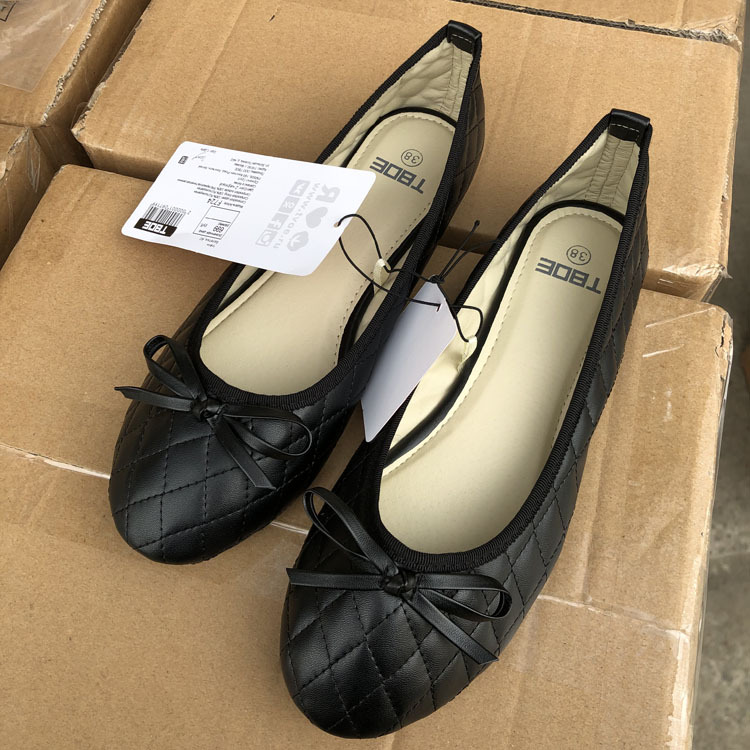 2024 Russische Single-Checked Fliege flache Schuhe für Damen Singles Live-Streaming in großen Größen_voghion.com
