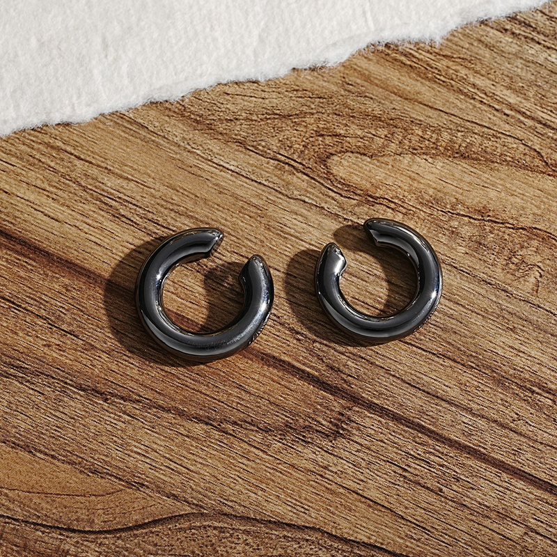 Aurora Atelier Fashion Orecchini a clip a forma di C con cerchio liscio per donna, leggeri, non perforanti, per cartilagine, da indossare tutti i giorni, gioielli e regali 2025_voghion.com