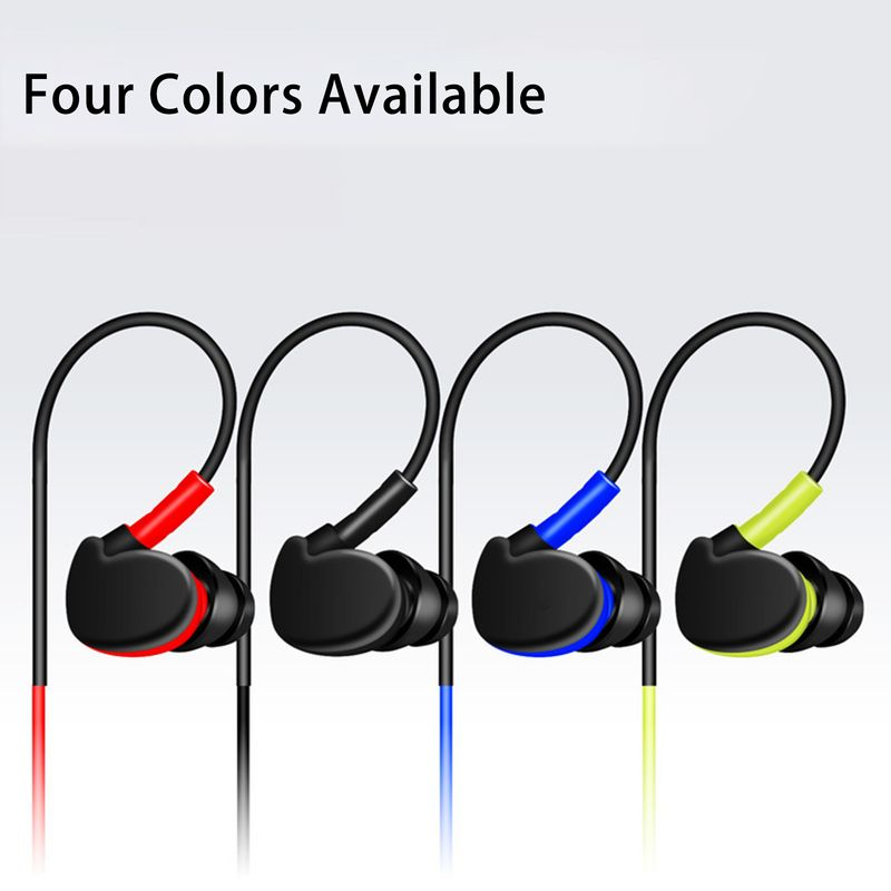 Stereo Surround Waterproof Music Player 3.5mm In Ear Sports Gaming Wired Headset Computer Accessories_voghion.com