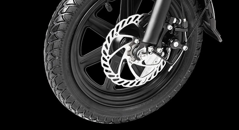 DYU C3 elcykel för vuxna 14" hopfällbar E-cykel för pendlarstad med 350W motor och 36V 7,5Ah batteri_voghion.com