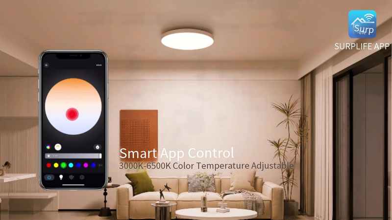 Melhoria da casa LED Full Spectrum Proteção para os olhos Lâmpada Moderna Simples Quarto Moderno Atmosfera Quarto Principal Quarto LED Lâmpada de teto_voghion.com