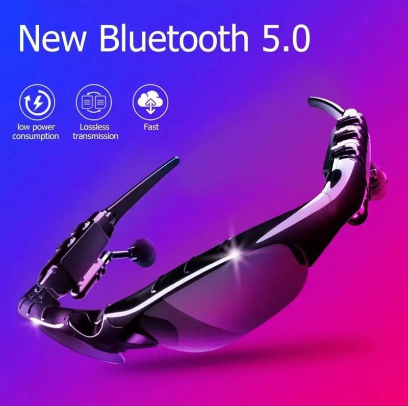 Ochelari inteligenți Tehnologia neagră Ochelari inteligenți Bluetooth Căști fără fir Parasolar două într-unul Ochelari cu cârlig pentru ureche de durată lungă_voghion.com