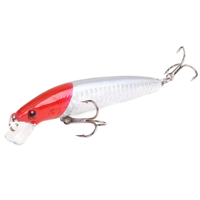 Cebo de pesca transfronterizo: señuelo de plástico duro realista con cuentas flotantes de 10 cm/9 g. Producto de aparejos de pesca._voghion.com