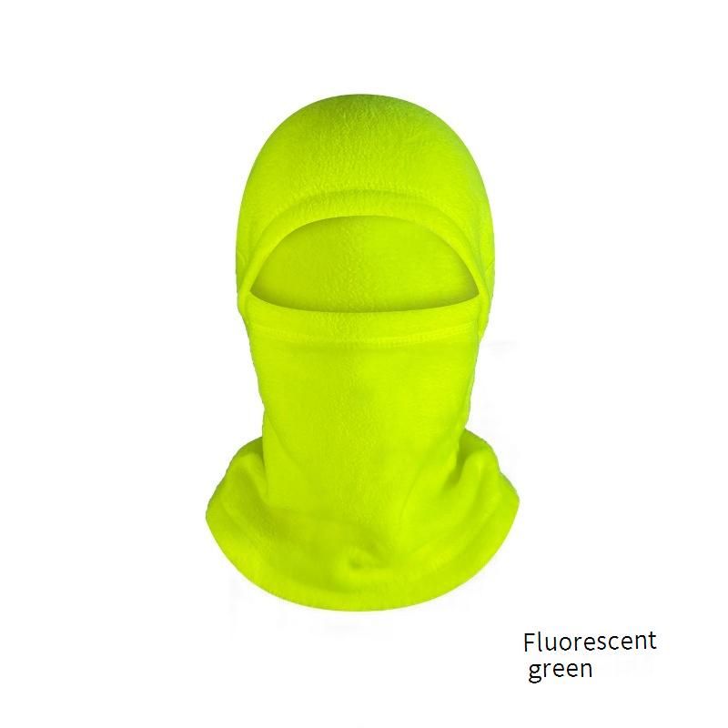 Pasamontañas de forro polar unisex de invierno: braga de cuello cortavientos para ciclismo, esquí y actividades al aire libre._voghion.com