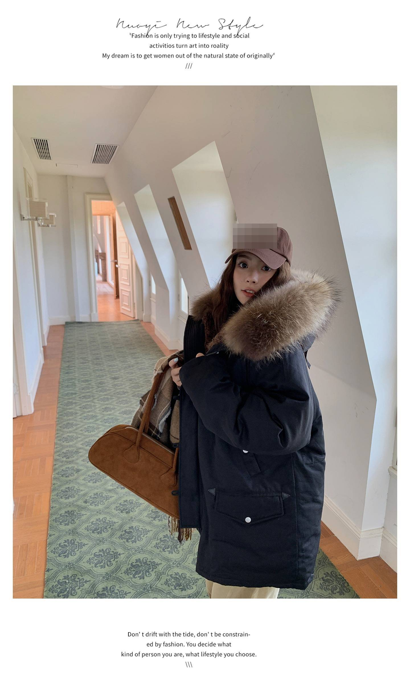 Winter Women's Longline Puffer Coat With Faux Shearling - Fleece-Lined Warm Jacket For Petite & Regular Sizes_voghion.com