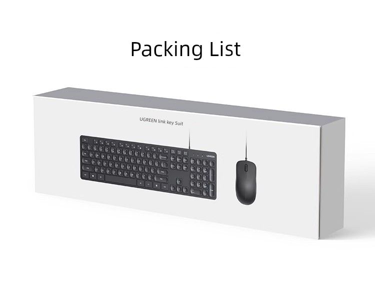 lian 007 Set Mouse Office Desktop Computer Ku004 With Wireless Keyboard_voghion.com