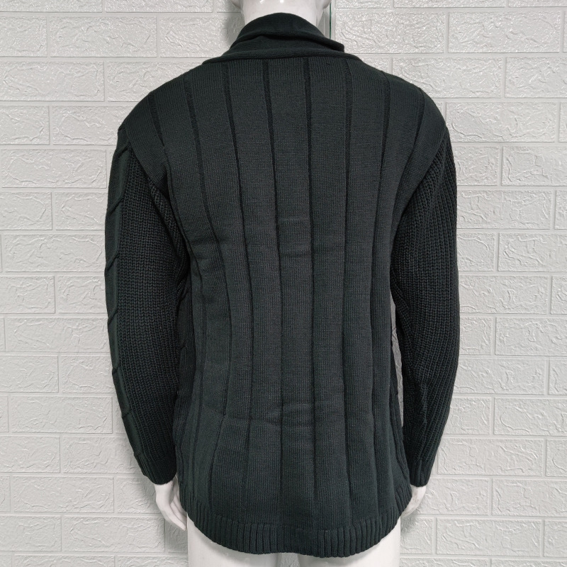 Herrtröja Cardigan herr höst och vinter tröja tröja kappa_voghion.com