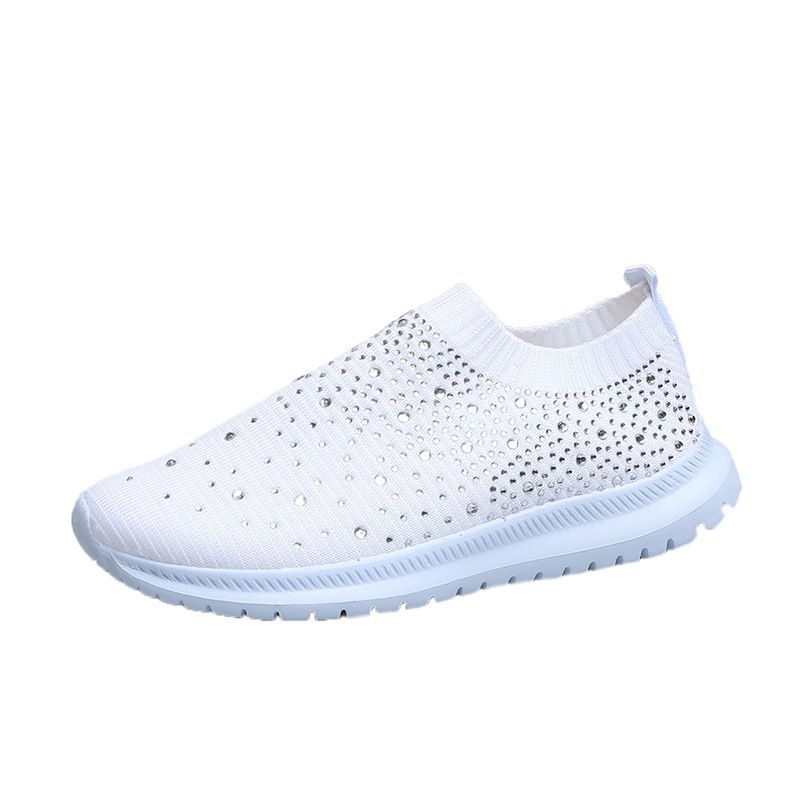 Large Size Rhintone Elastic Socks, Casual Men's And Women's Sports Sho, MD Sole Fly Woven Breathable Lightweight_voghion.com