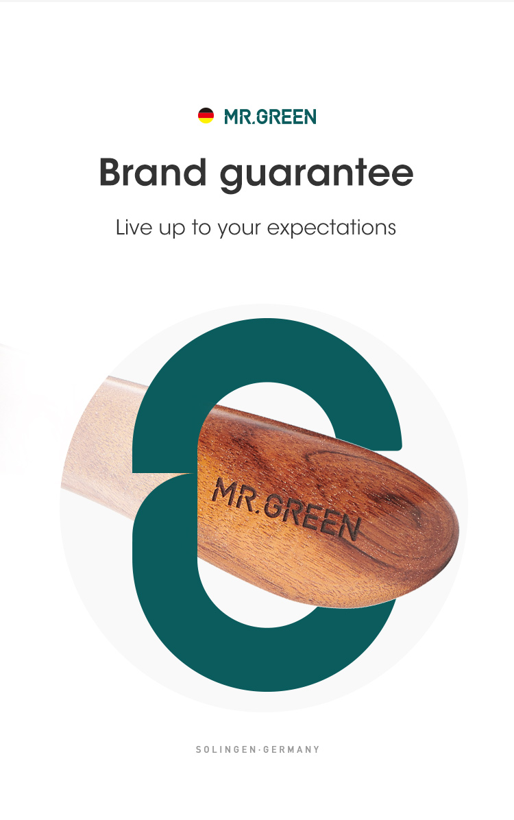 Comb Natural MR.GREEN Wood With Horn Splicing Structure Fine Tooth Hair Comb Anti-Static Head acupuncture_voghion.com