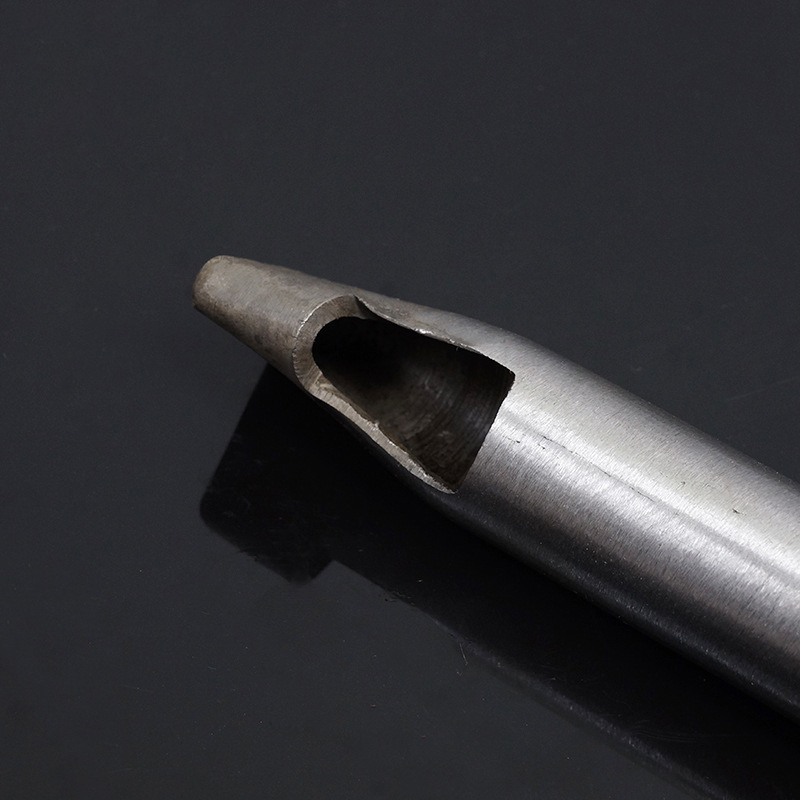 1 stk. 3*6/7/8 mm hulstanseværktøj Urrem Oval hulbæltestanse Læder hulstans hulstans flad rund hulning_voghion.com