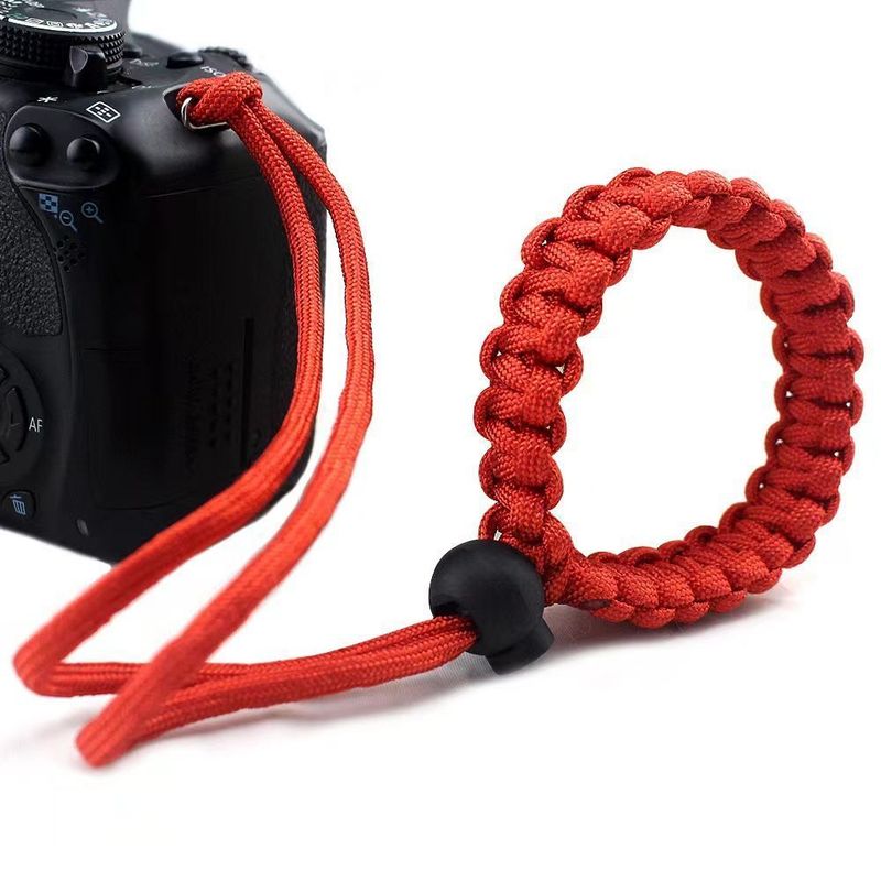 Outdoor Sports DSLR Anti-Lost Handmade Woven Multi-Purpose Anti-Drop Camera Umbrella Strap_voghion.com