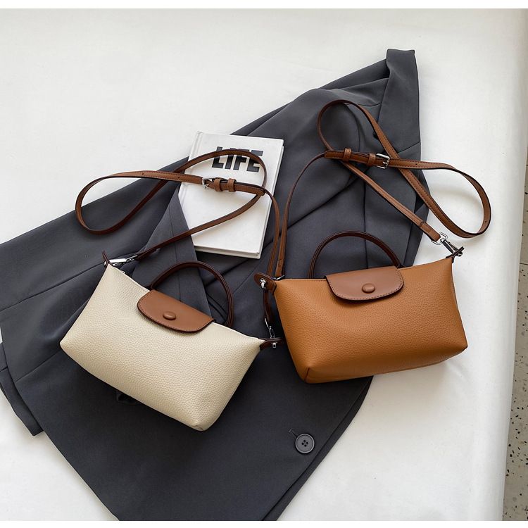 High quality texture handbag 2024 New Dragon bags Xiang popular dumpling versatile single shoulder crossbody bag_voghion.com