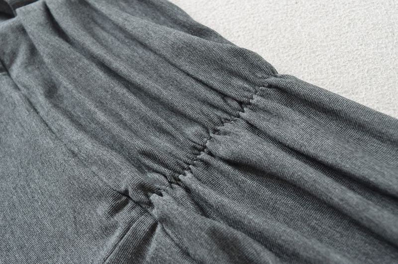 25 Nuovo stile estivo per ragazze calde, vestibilità slim, scollo rotondo, maglietta a maniche corte snellente + pantaloni lunghi casual con lacci e fondo a campana_voghion.com