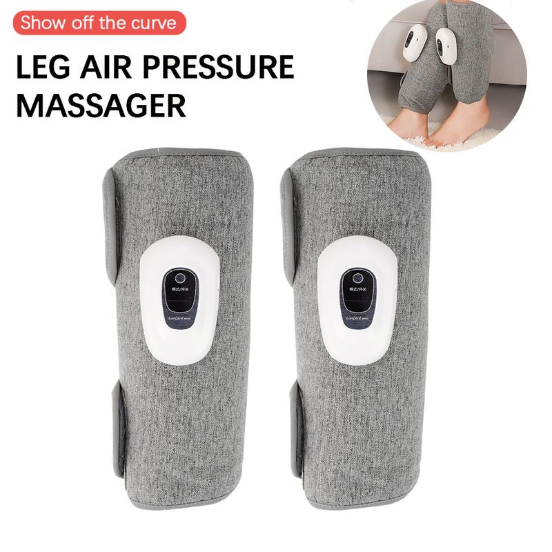 Masaj electric inteligent wireless pentru picioare, 3 moduri, presiune aer compresie masaj, braț gambei, durere musculară, dispozitiv de masaj pentru ameliorarea durerii_voghion.com