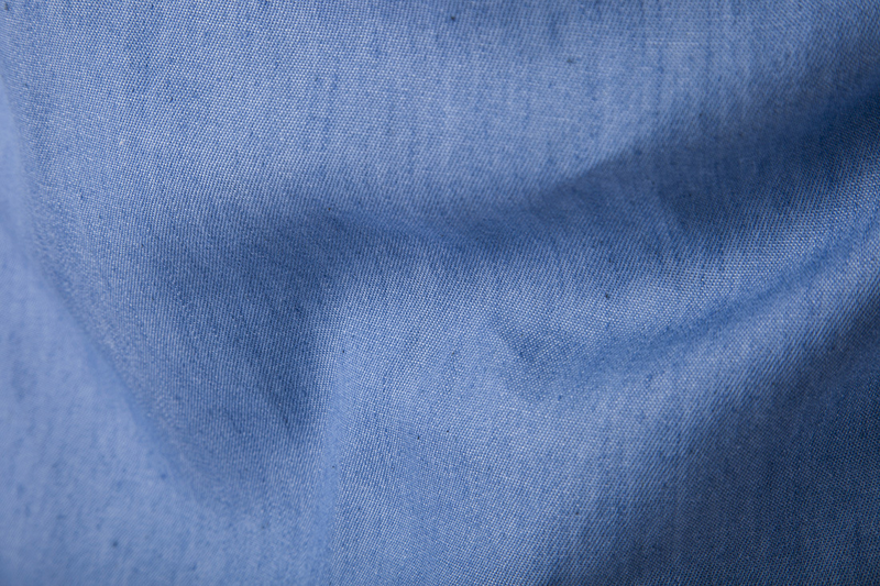 Abbigliamento da uomo Camicia a maniche lunghe in pelle e denim da uomo_voghion.com
