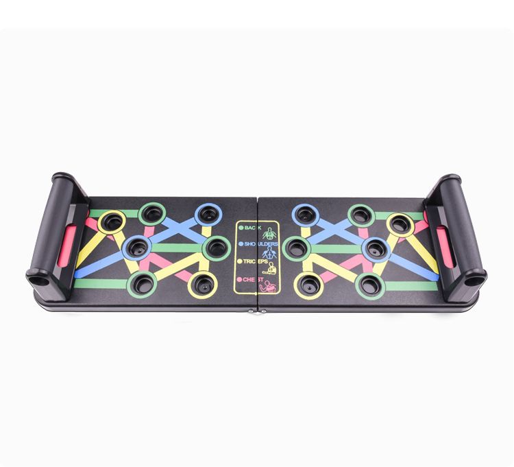 New Practical Push Up Board Foldable Fitness Board Home Indoor Sports Fitness Equipment Arm and Chest Muscle Training_voghion.com