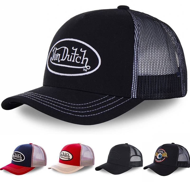 Gorra de camionero Von Dutch Originals Cotton Twill - Boston Basecap Kappe M ü tze Mesh_voghion.com