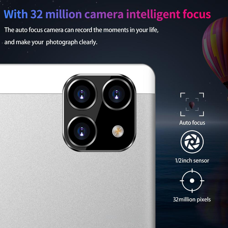 8 Inch Android Tablet For Gaming & Learning - 3G Calling 1GB RAM + 16GB Storage_voghion.com