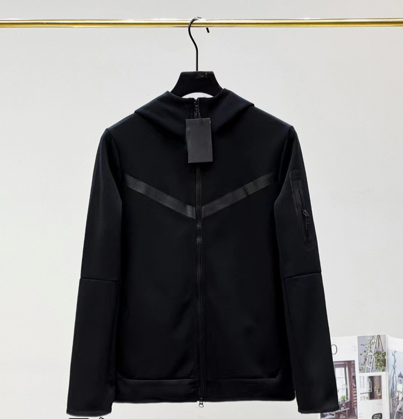 Spring And Autumn Casual Sports Cotton Air Layer Hooded Zipper Cardigan Men's Jacket Coat_voghion.com