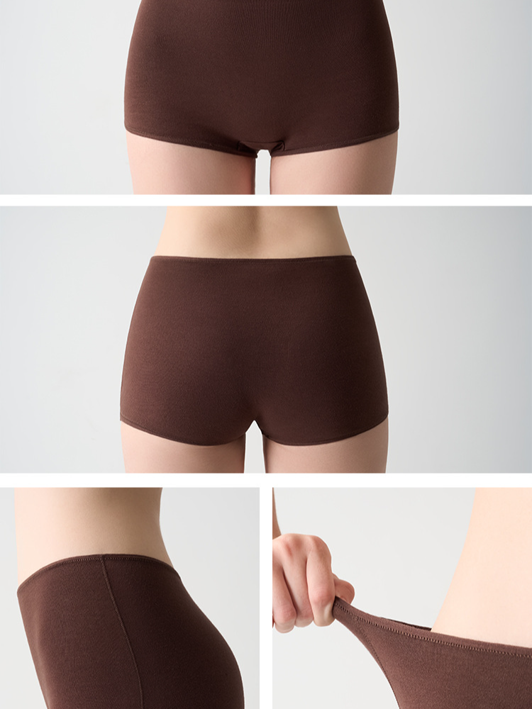 Women's Intimates Cotton Women's Boxer Briefs Home Yoga Underwear_voghion.com