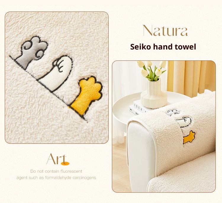 Cuscini per divano in pelle di agnello infantile da cartone animato, caldi e caldi, per l'inverno, morbidi e spessi, per divano, antiscivolo, con copertura completa in tessuto_voghion.com