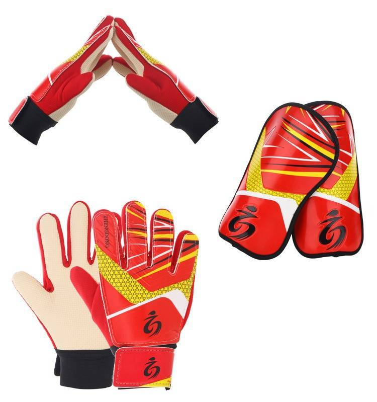 Professional Youth Goalkeeper Gloves With Finger Protection & Thick Latex Grip – Breathable & Flexible For Soccer Training (Sizes 5-7)_voghion.com