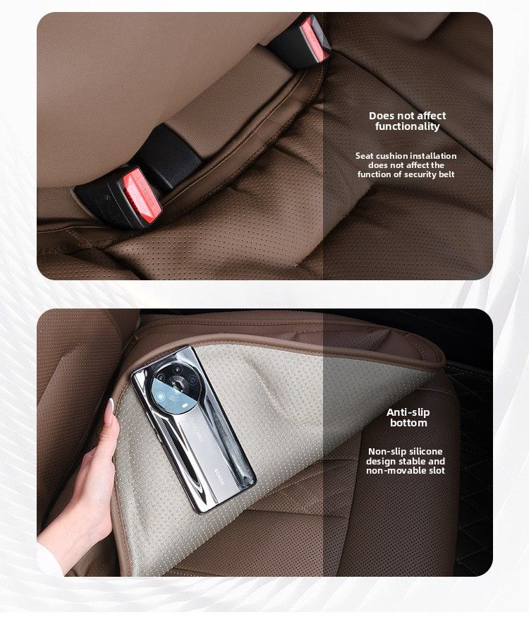 Universal Nappa Leder Vier Jahreszeiten Auto Atmungsaktive Komfortable Sattel Kissen Sitzbezüge Für Auto Sitze Abdeckung_voghion.com