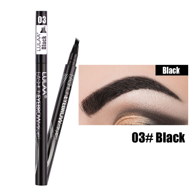 Eyebrow Tattoo 1PC Pen Waterproof 4 Points Eyebrow Pen Long Lasting Liquid Brow Pencil Natural Microblade               cil_voghion.com