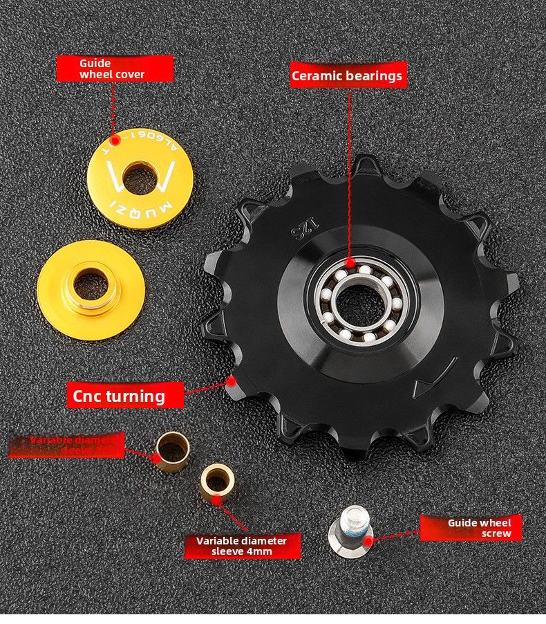 MUQZI Mountain Road Bike Derailleur Rear Wheel Compatible With 9/10/11/12 Speed Positive And Negative Teeth 11/14_voghion.com