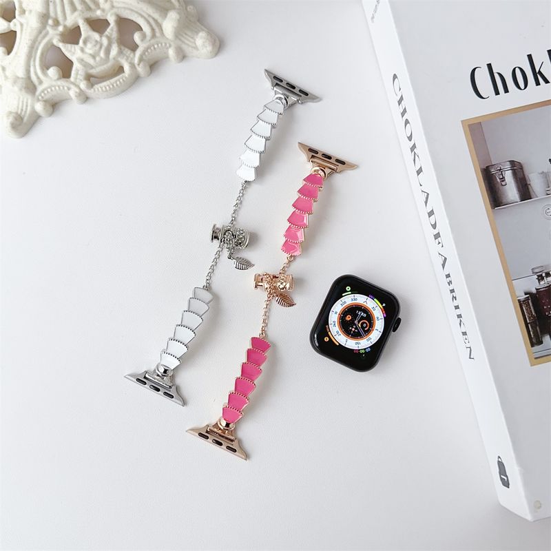 Stainless Steel Strap for iWatch Ultra 2 Se 9/8/7/6 Fashion Bracelet Watch Strap 42/44/45/49mm 38/40/41mm_voghion.com