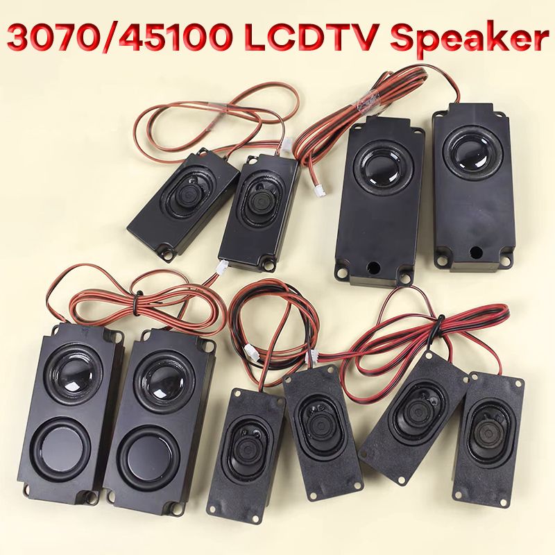 1PC Portable Audio Speakers For Computer PC TV LCD Speaker 3070 45100 Rectangle Loudspeaker 4R 8R 2W 3W 5W 10W 4/8Ohm_voghion.com