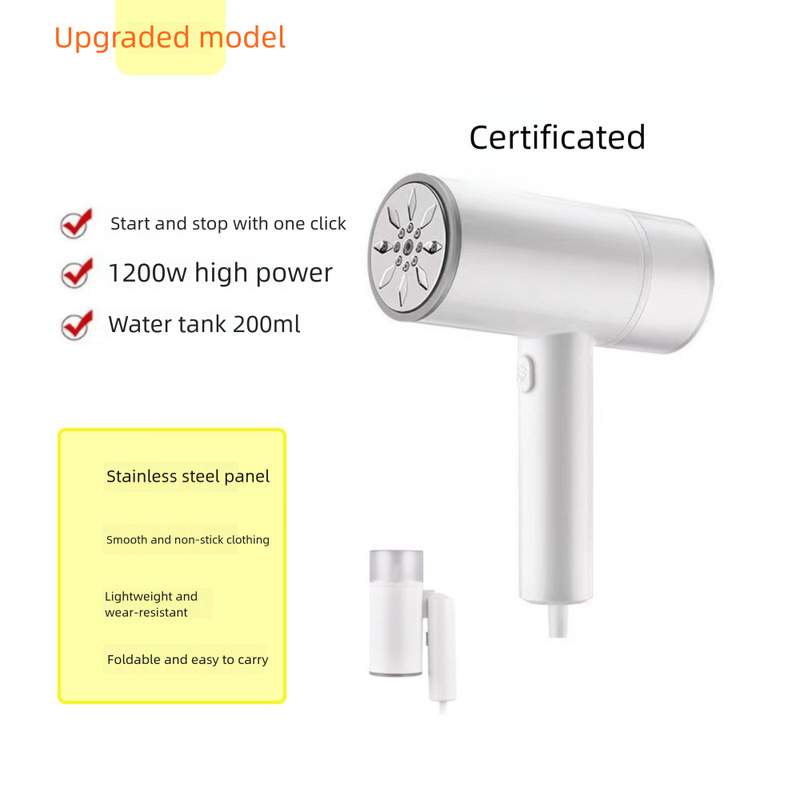 Foldable Steam Iron - 2-in-1 Handheld Garment Steamer Mini Ironing Machine Portable_voghion.com