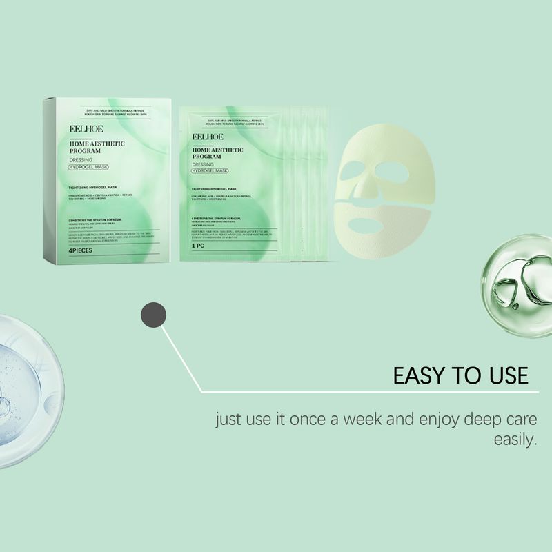 EELHOE Retinol Hydrating Mask, feuchtigkeitsspendende, feuchtigkeitsspendende, verjüngende und feuchtigkeitsspendende Gesichtshaut-Essenzmaske_voghion.com