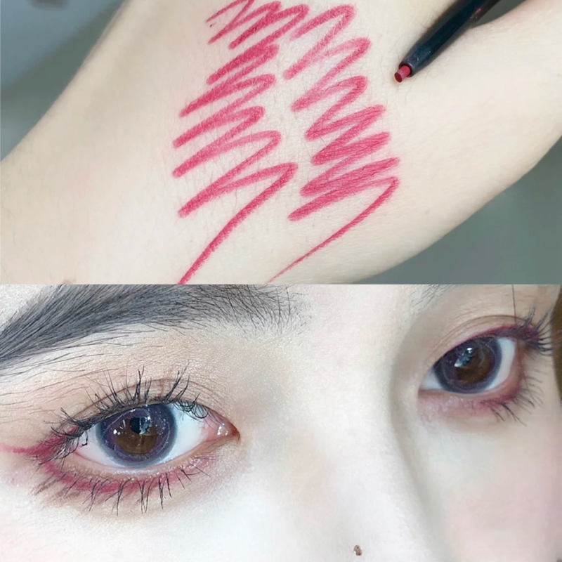 Eyeliner Gel Matita opaca Bianco Nero Marrone Impermeabile Duraturo Non sbavato Penna eyeliner baco da seta sdraiata a prova di sudore_voghion.com