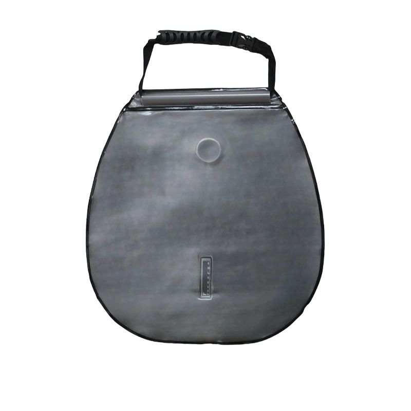 Geantă de duș portabilă pentru camping, 20L, cu energie solară, încălzitor de apă portabil pentru exterior, cu termometru, furtun de 6ft, material PVC negru pentru încălzire rapidă_voghion.com