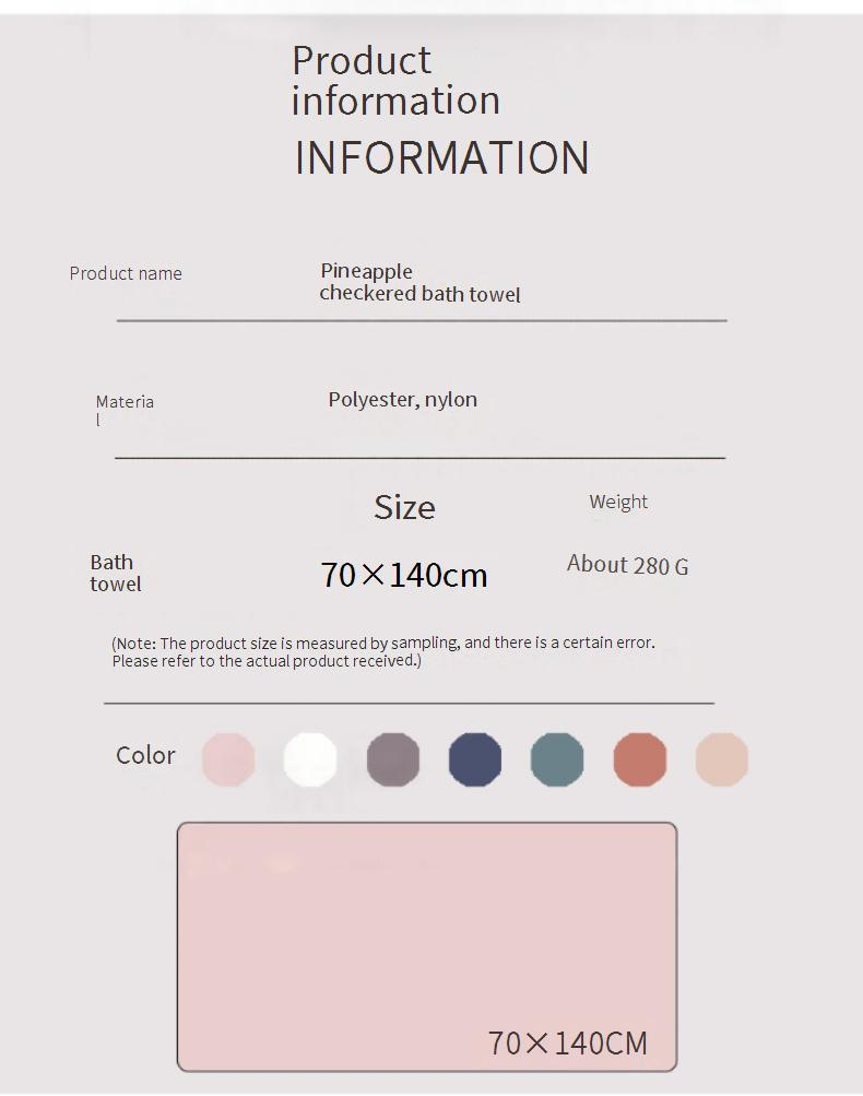 Prosop de baie din fleece cu pepene galben pentru casă, prosop de baie moale și absorbant, nu este ușor de șters părul_voghion.com